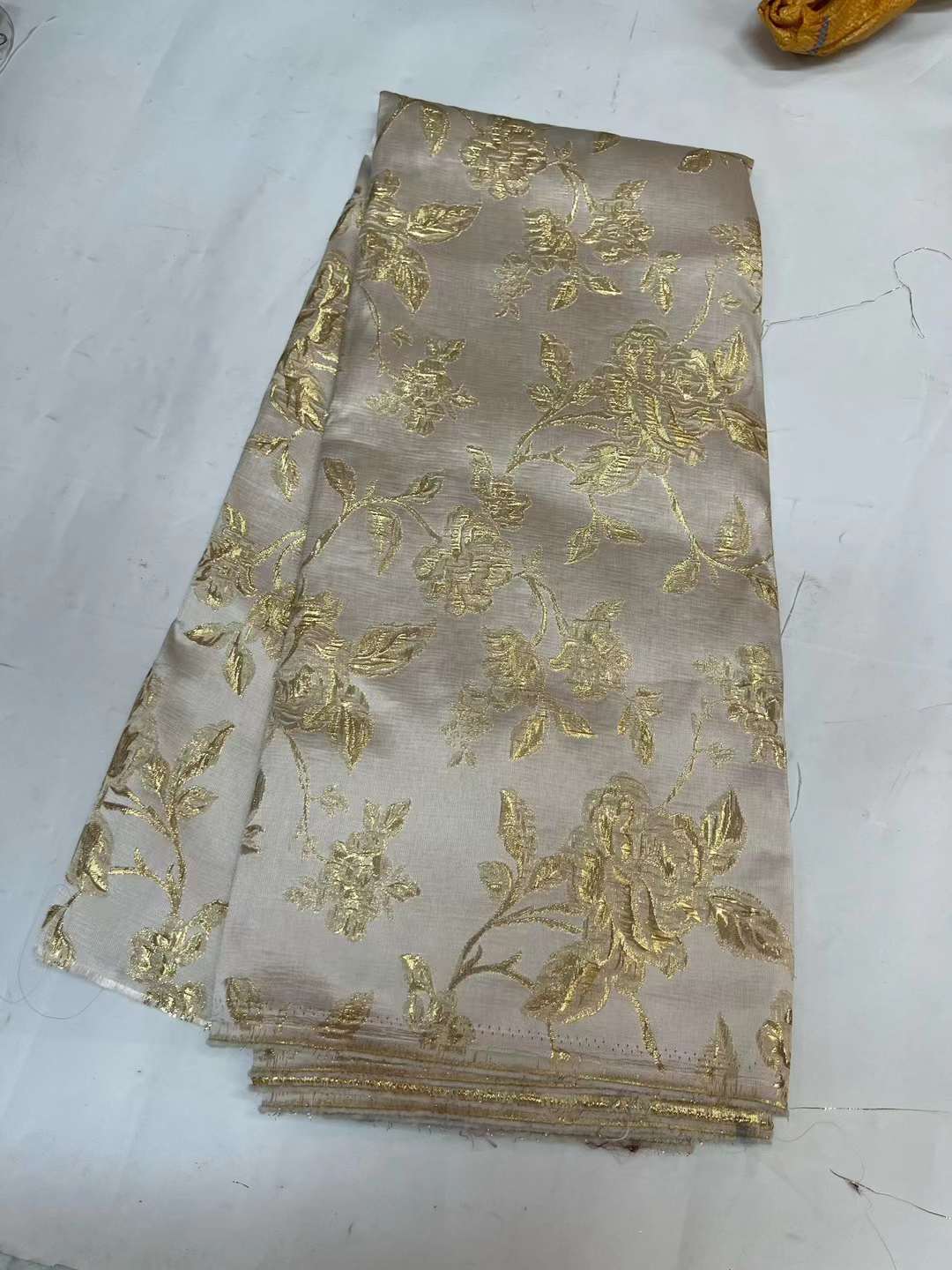 European style sequins embroidered wedding high density lace dress