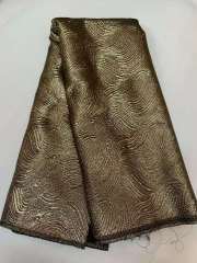 African embroidered lace fabric unique polyester for dresses and parties