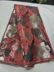 African embroidered lace fabric unique polyester for dresses and parties
