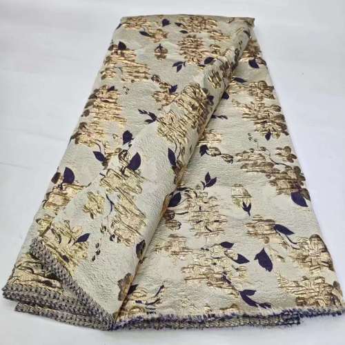 Hot-sale French textiles embroidery with sequin lace fabric suitable for sublimation