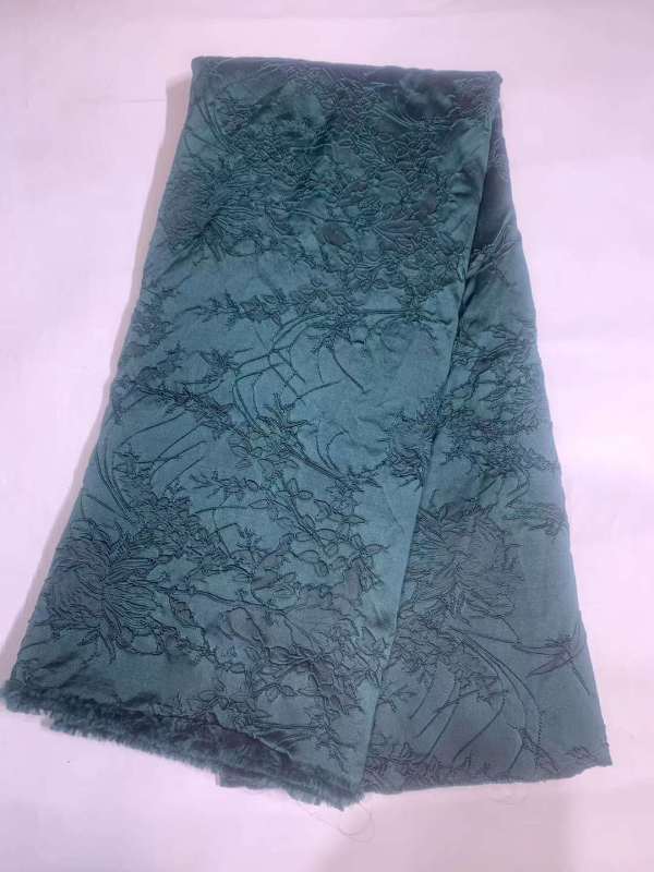 European style sequins embroidered wedding high density lace dress