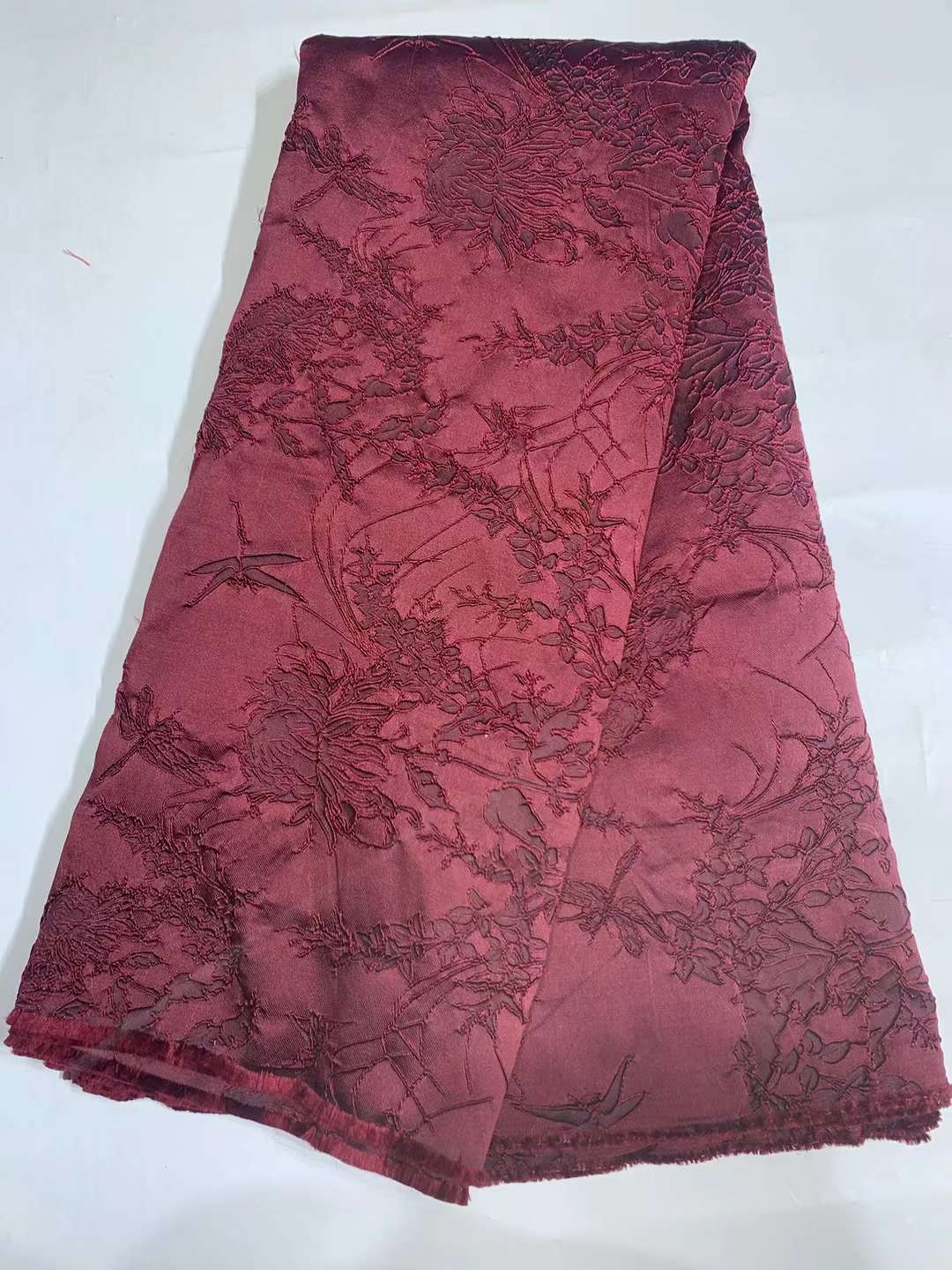 European style sequins embroidered wedding high density lace dress