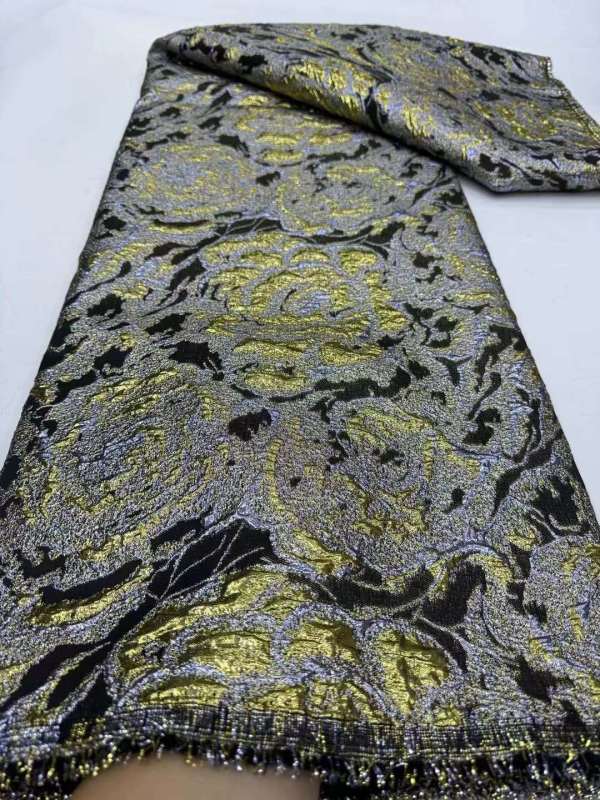 African Lace Fabric Unique Polyester Mesh Wedding Bridal Dress Party