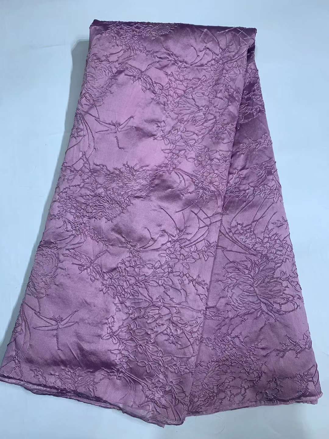 European style sequins embroidered wedding high density lace dress