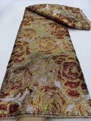 African Lace Fabric Unique Polyester Mesh Wedding Bridal Dress Party