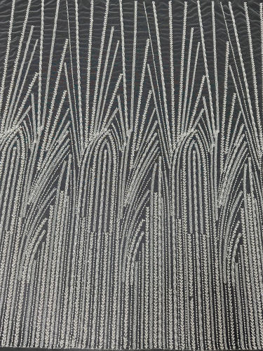 wholesale price beaded fabric embroidery lace for wedding dress