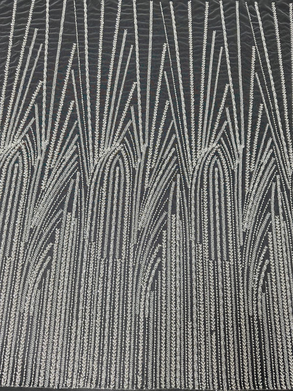 wholesale price beaded fabric embroidery lace for wedding dress