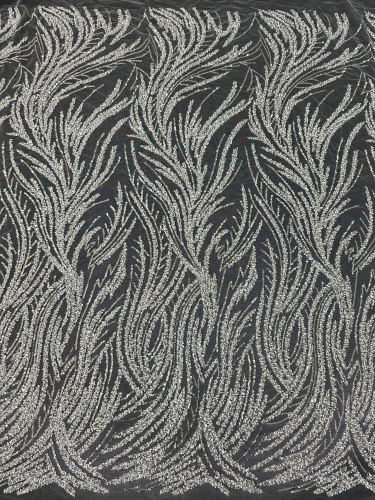 High Quality Embroidery White Lace Fabrics Tulle French Mesh Lace Fabrics For Women Bridal Wedding Dress Garment
