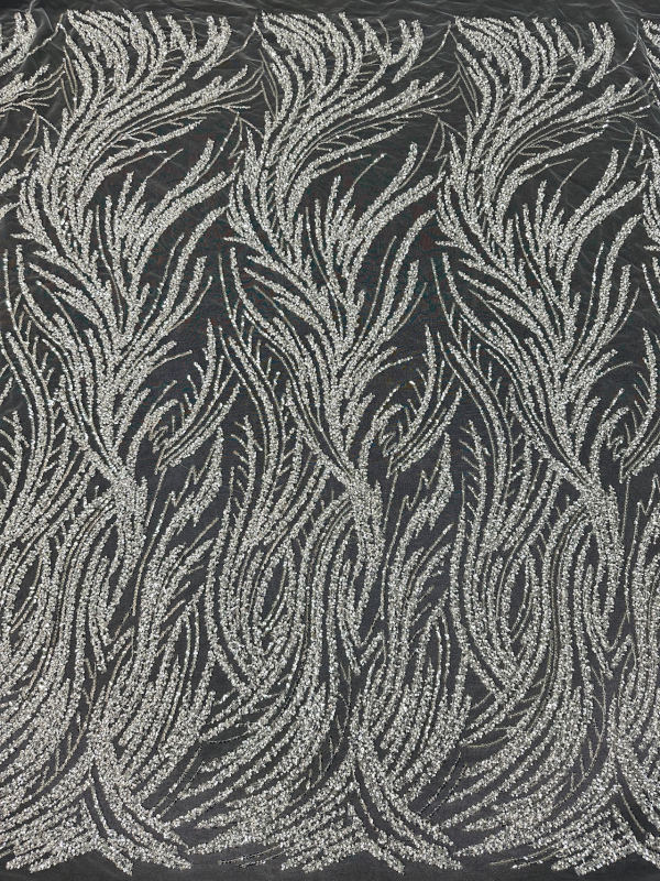 High Quality Embroidery White Lace Fabrics Tulle French Mesh Lace Fabrics For Women Bridal Wedding Dress Garment