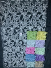 diamond Sequin beaded embroidered french lace luxury cotton african cotton bridal embroidery swiss lace fabric