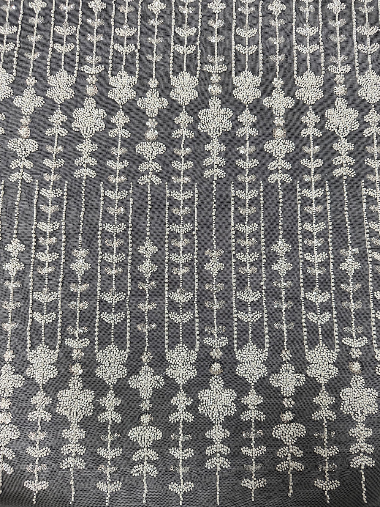 wholesale price beaded fabric embroidery lace for wedding dress