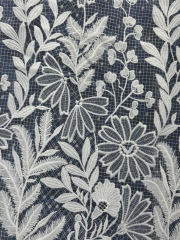 High Quality Embroidery White Lace Fabrics Tulle French Mesh Lace Fabrics For Women Bridal Wedding Dress Garment
