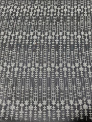 wholesale price beaded fabric embroidery lace for wedding dress