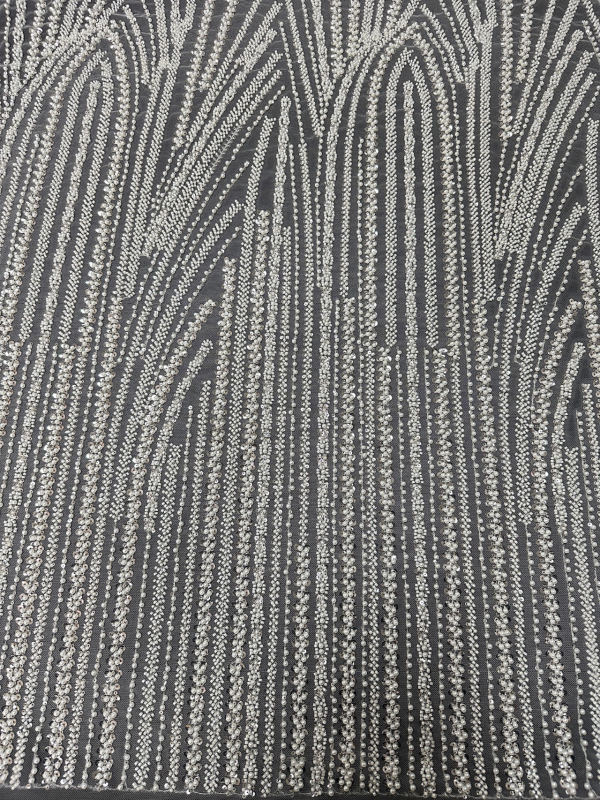 wholesale price beaded fabric embroidery lace for wedding dress