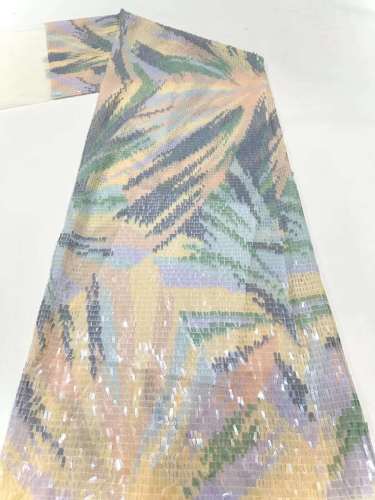 luxury glitter Sequins Best Selling new model African sequins evening dress fdesign abric