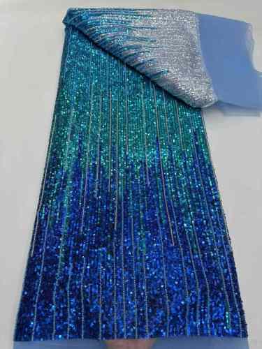 best selling good quality new design heavy beaded lace fabric