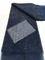 best selling good quality new design heavy beaded lace fabric