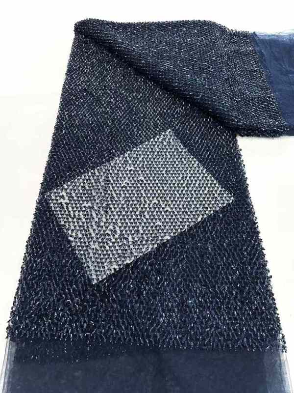 best selling good quality new design heavy beaded lace fabric