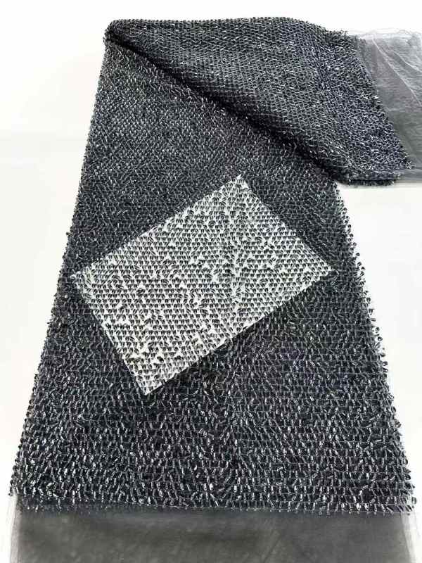 best selling good quality new design heavy beaded lace fabric