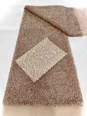 best selling good quality new design heavy beaded lace fabric