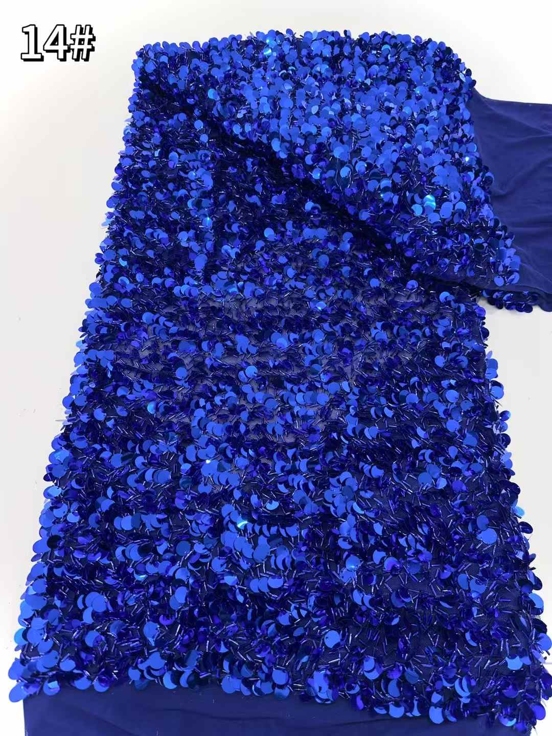 best selling good quality new design heavy beaded lace fabric