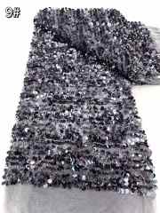 best selling good quality new design heavy beaded lace fabric