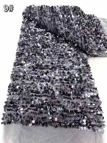 best selling good quality new design heavy beaded lace fabric