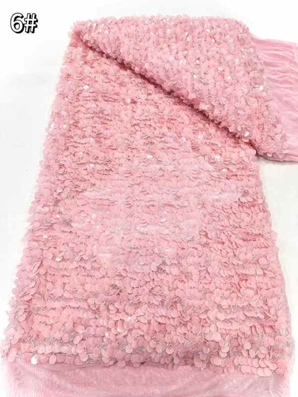 best selling good quality new design heavy beaded lace fabric