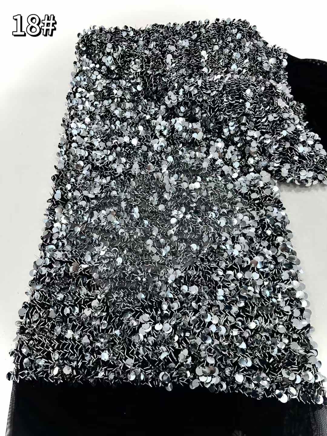 best selling good quality new design heavy beaded lace fabric