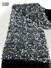 best selling good quality new design heavy beaded lace fabric