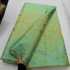 Affordable high quality lace fabric with beads pearls and sequins wedding dress lace fabric