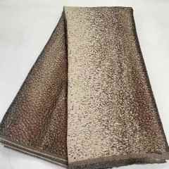 Shiny bridal tulle lace with heavy beads and pearls luxury crystal sequins lace for wedding dress