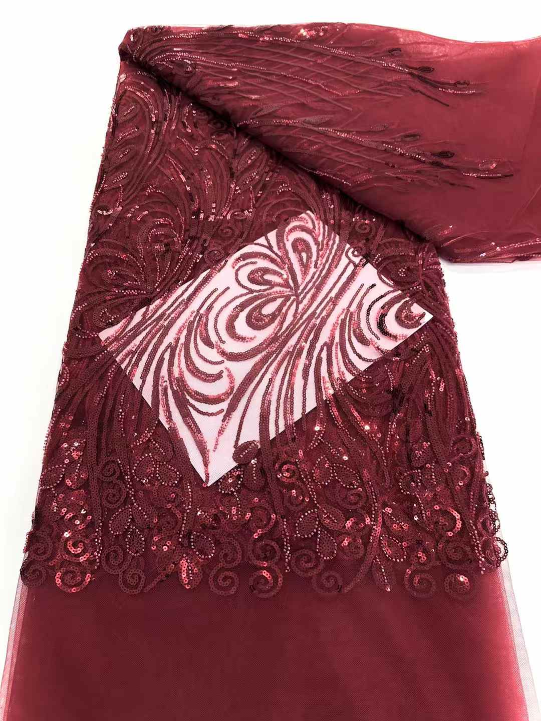 wholesale price heavy beaded and stones embroidered fabric embroidery lace fabric for wedding evening dress