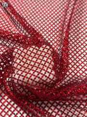 European style sequins embroidered wedding high density lace dress