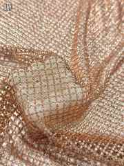 European style sequins embroidered wedding high density lace dress