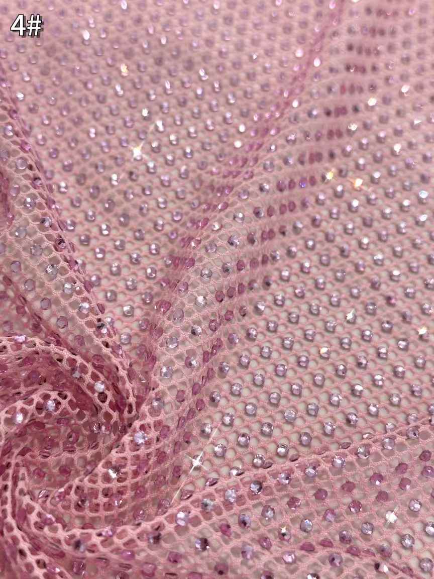 European style sequins embroidered wedding high density lace dress