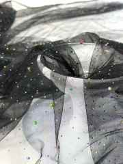 Affordable high quality lace fabric with beads pearls and sequins wedding dress lace fabric