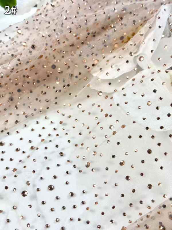 Affordable high quality lace fabric with beads pearls and sequins wedding dress lace fabric