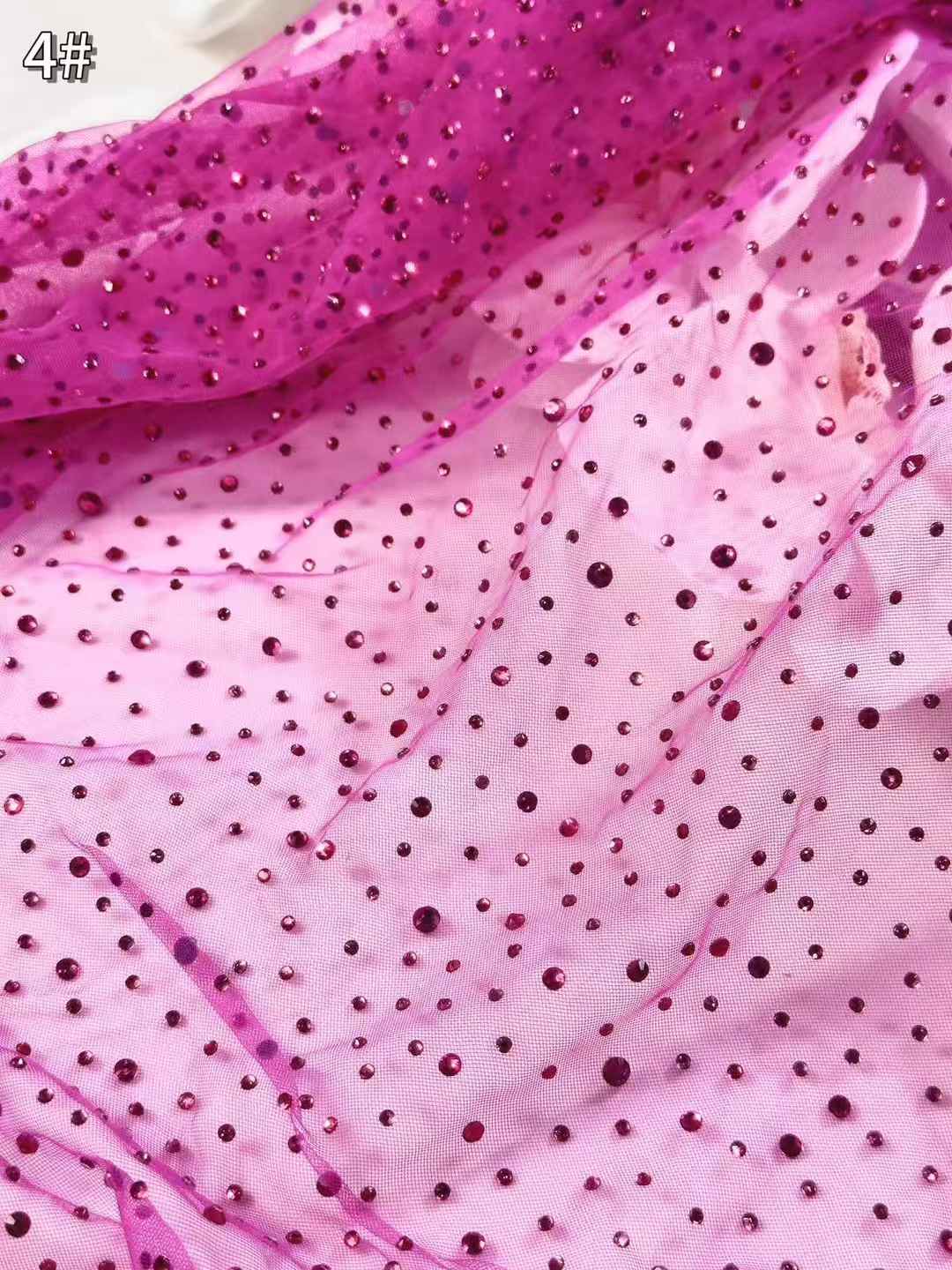 Affordable high quality lace fabric with beads pearls and sequins wedding dress lace fabric