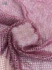 Affordable high quality lace fabric with beads pearls and sequins wedding dress lace fabric