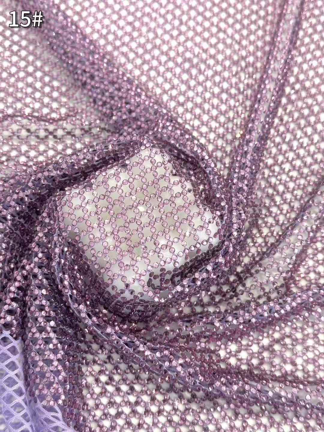 Affordable high quality lace fabric with beads pearls and sequins wedding dress lace fabric