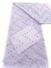 Affordable high quality lace fabric with beads pearls and sequins wedding dress lace fabric