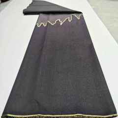 Affordable high quality lace fabric with beads pearls and sequins wedding dress lace fabric