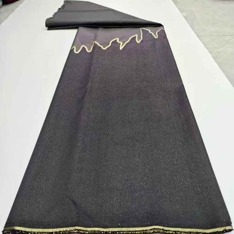 Affordable high quality lace fabric with beads pearls and sequins wedding dress lace fabric