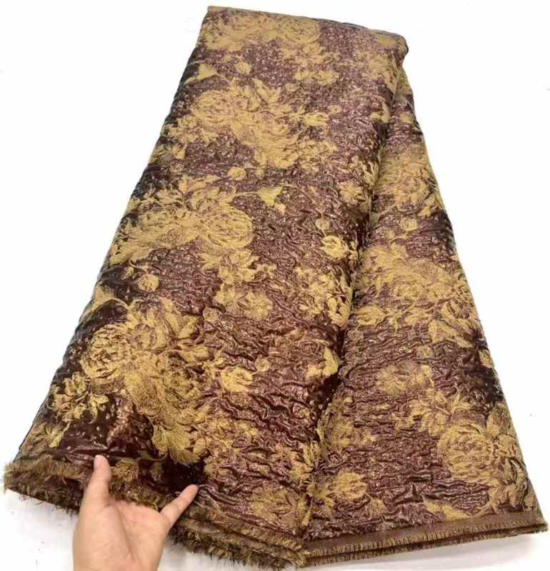 Affordable high quality lace fabric with beads pearls and sequins wedding dress lace fabric