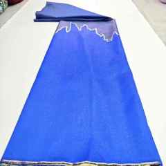Affordable high quality lace fabric with beads pearls and sequins wedding dress lace fabric