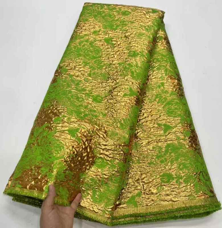 Affordable high quality lace fabric with beads pearls and sequins wedding dress lace fabric