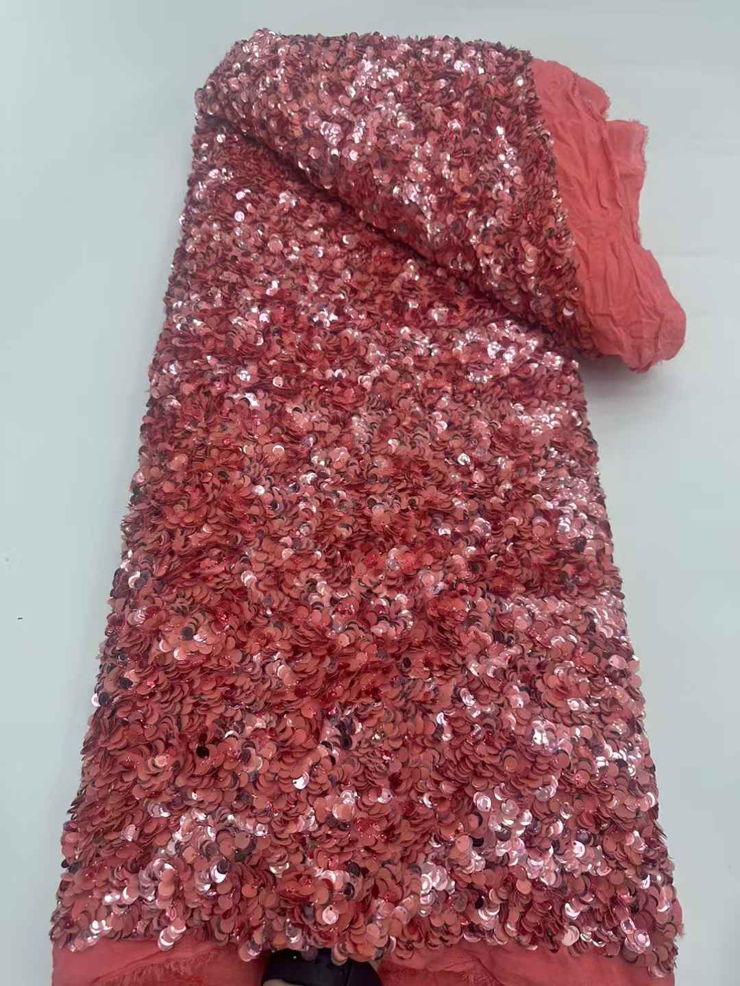 High quality lace fabric with beads and pearl net sequin lace fabric with new design wholesale price
