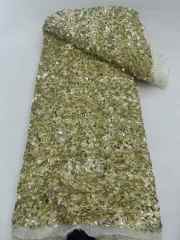 High quality lace fabric with beads and pearl net sequin lace fabric with new design wholesale price