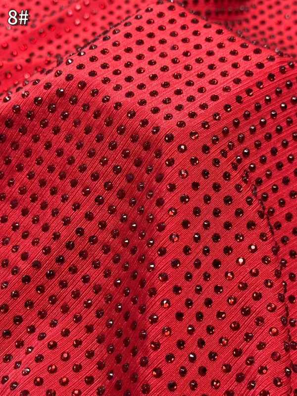 European style sequins embroidered wedding high density lace dress